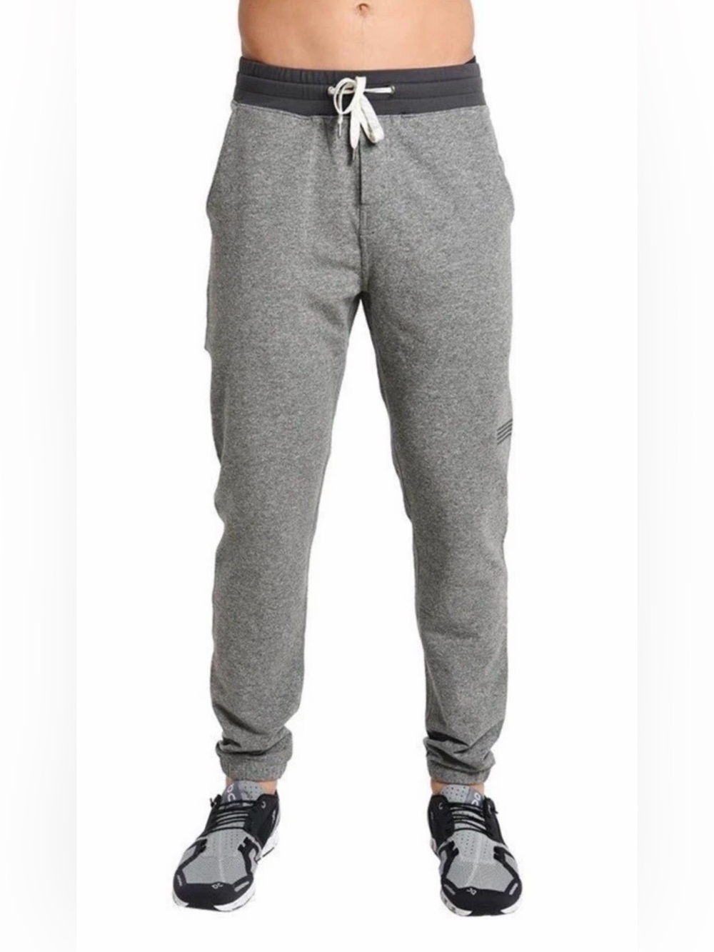 Vuori Balboa Sweatpants Mens Heather Grey Sports French Terry Joggers